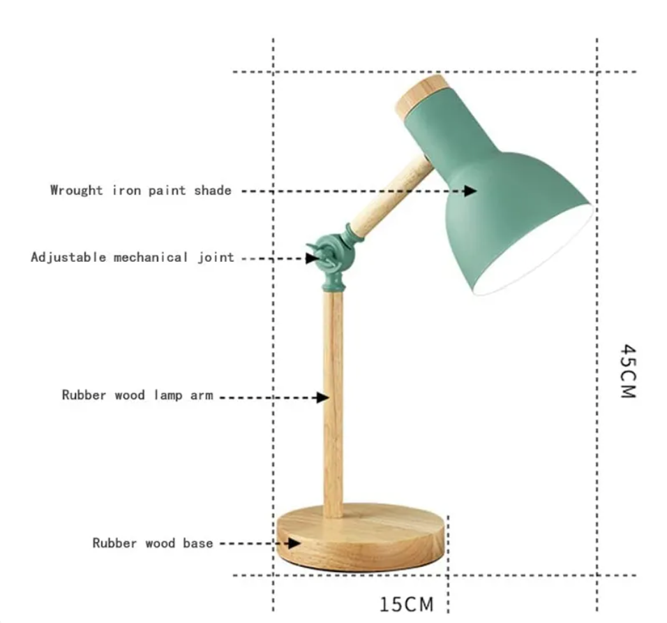 Kids Table Lamp – Nordic Creative Wooden Table Lamp