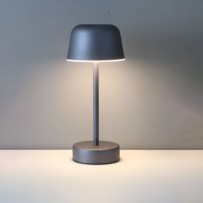 Cordless LED table lamp in retro design