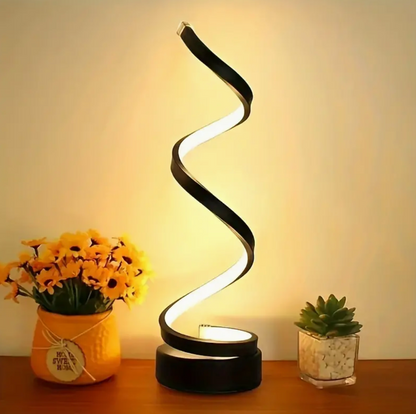 Spiral table lamp